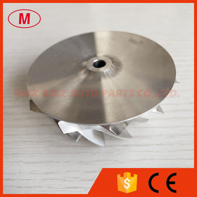 T04B 54.06/71.40mm 11+0 blades high performance turbo milling/aluminum 2618/billet compressor wheel