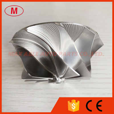 T04B 54.06/71.40mm 11+0 blades high performance turbo milling/aluminum 2618/billet compressor wheel