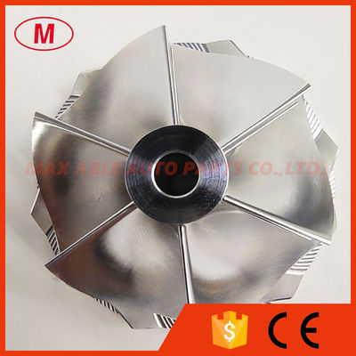 RHF4H 40.66/52.51mm 6+6 blades turbocharger milling/aluminum 2618/billet compressor wheel for VIFE