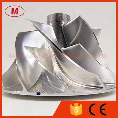 RHF4H 40.66/52.51mm 6+6 blades turbocharger milling/aluminum 2618/billet compressor wheel for VIFE