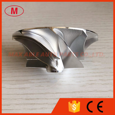 RX6 56.44/82.06mm 5+5blades point milling Turbocharger milling/aluminum 2618/billet compressor wheel for 4P11-76L / RX6