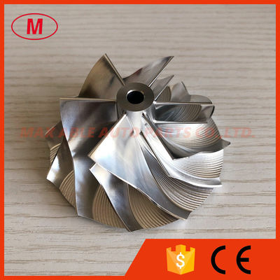 GTX3071 6+6 blades 54.06/73.40mm bore 6.00mm high Performance turbo milling/aluminum 2618/billet compressor wheel