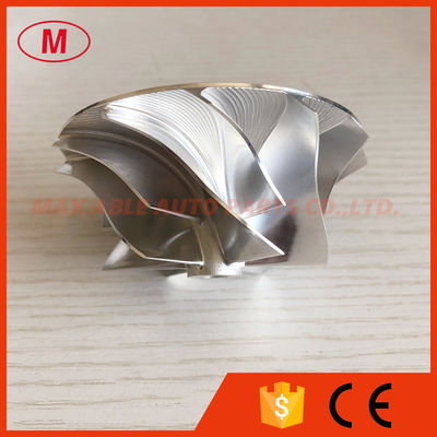 GTX3071 6+6 blades 54.06/73.40mm bore 6.00mm high Performance turbo milling/aluminum 2618/billet compressor wheel