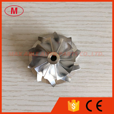 RHV4 Forward 38.21/52.46mm 10+0 blades high performance turbo milling/aluminum 2618/billet compressor wheel