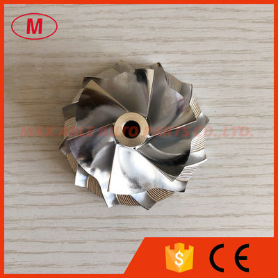 GT28 47.00/61.98mm 6+6 blades high performance Turbo milling/aluminum 2618/billet compressor wheel