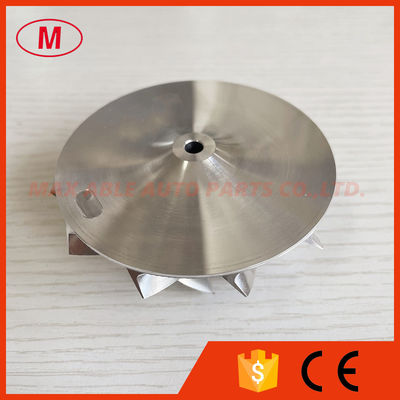 GT15-25 52.00/76.13mm 11+0 blades turbo milling/aluminum 2618/billet compressor wheel