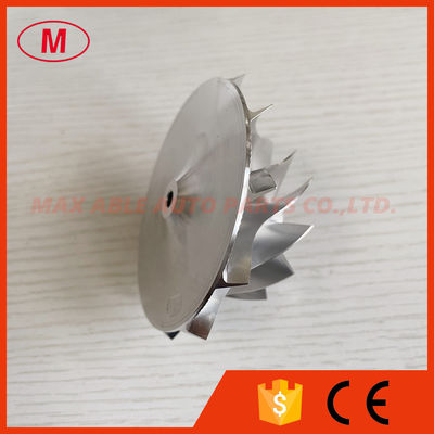 GT15-25 52.00/76.13mm 11+0 blades turbo milling/aluminum 2618/billet compressor wheel