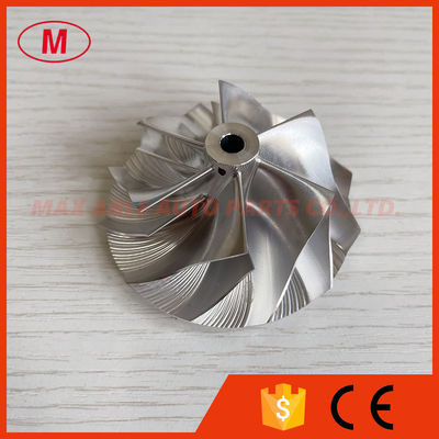 GT15-25 reverse 47.10/63.40mm 6+6 blades high performance turbo milling/aluminum 2618/billet compressor wheel