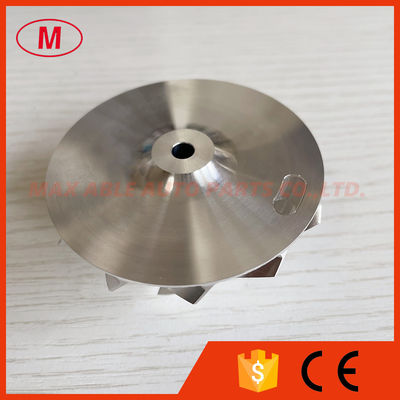 GT15-25 reverse 47.10/63.40mm 6+6 blades high performance turbo milling/aluminum 2618/billet compressor wheel