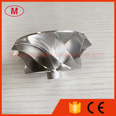 TD04HL 43.43/56.00mm 11+0 blades high performance Turbo milling/aluminum 2618/billet compressor wheel