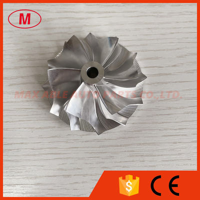 GT28 47.67/60.13mm 6+6 blades LEP stype,high performance turbo milling/alumimun 2618/billet compressor wheel
