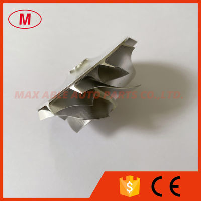 GT15-25 43.30/56.03mm 6+6 blades performance point milling snake curve milling/aluminum 2618/billet compressor wheel