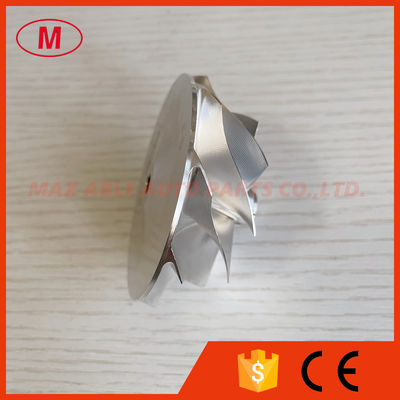 G25-660 reverse 54.28/67.40mm 9+0 Blades point milling turbo aluminum 2618/billet compressor wheel for 858161-5003S