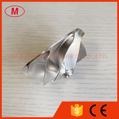 G25-660 reverse 54.28/67.40mm 9+0 Blades point milling turbo aluminum 2618/billet compressor wheel for 858161-5003S