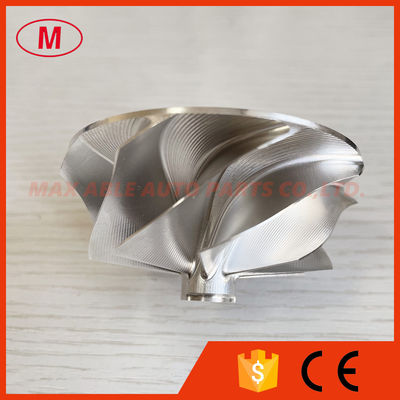 G25-660 reverse 54.28/67.40mm 9+0 Blades point milling turbo aluminum 2618/billet compressor wheel for 858161-5003S