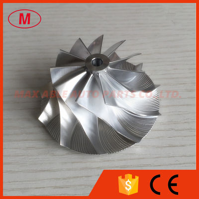 CT10V 42.87/62.00mm 17291-0L040 upgrade 11+0 blades turbo milling/aluminum 2618/billet compressor wheel