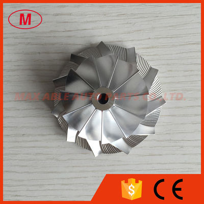 CT10V 42.87/62.00mm 17291-0L040 upgrade 11+0 blades turbo milling/aluminum 2618/billet compressor wheel