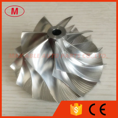 TD05H 54.90/76.13mm 7+7 blades high performance High Blade Height Slimnose Turbo aluminum 2618/billet compressor wheel