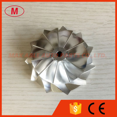 RHF5 52.56/68.00mm 11+0 blades turbo  aluminum 2618/milling/billet compressor wheel