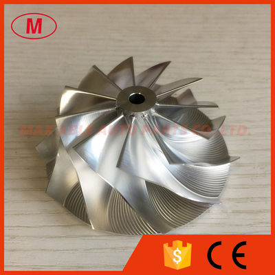 RHF5 52.56/68.00mm 11+0 blades turbo  aluminum 2618/milling/billet compressor wheel