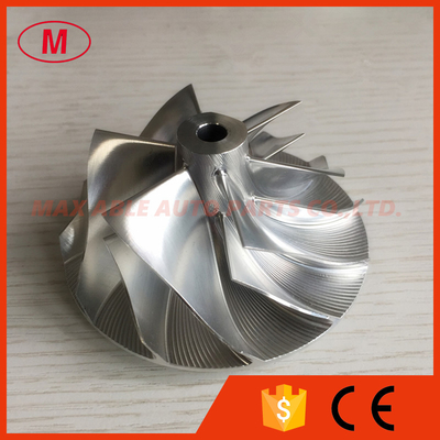 GT3576 434292-0007 56.84/74.99mm 6+6 blades Turbo aluminum 2618/billet compressor wheel