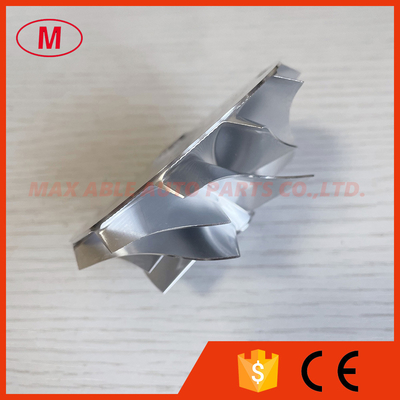 T04B 409179-0028 59.00/76.13mm 6+6 blades high performance turbocharger milling/aluminum 2618/billet compressor wheel