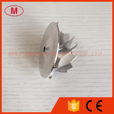 GT15-25 11+0 blades 702489-0005C 36.39/49.00mm turbo milling/aluminum 2618/billet compressor wheel for 717382-0002