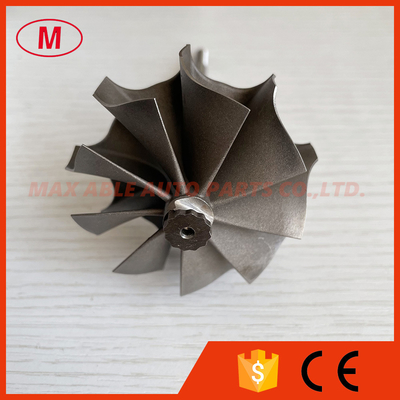 TD06H 58.8x67.2mm 9 blades  journal bearing turbo turbine wheel shaft