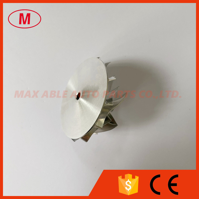 TD03 35.09/44.01mm 6+6 blades 1401-403-401 Turbo milling/aluminum 2618/billet compressor wheel for 49131-05400/08610