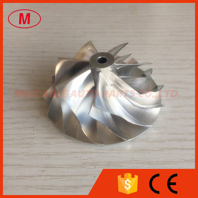 K04 49.62/61.98mm 7+7 blades performance milling/aluminum 2618/billet compressor wheel tip height:4.95