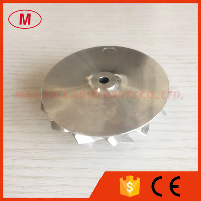 K04 49.62/61.98mm 7+7 blades performance milling/aluminum 2618/billet compressor wheel tip height:4.95