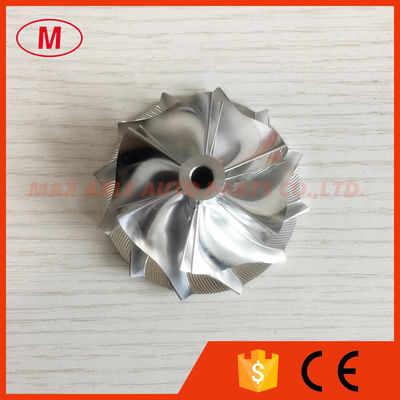 RHF5 43.40/56.00mm 6+6 blades High performance turbo milling/aluminum 2618/billet compressor wheel for VF46/VF44/VF45