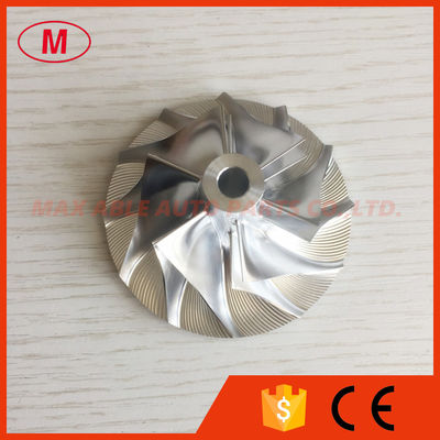 RHC6 41.59/64.96mm 6+6 blades forward Turbocharger milling/aluminum 2618/billet compressor wheel for CXAD