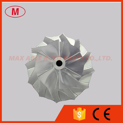 RHF5H 40.40/56.00mm 6+6 blades high performance turbo milling/aluminum 2618/billet compressor wheel for VB7/VB9