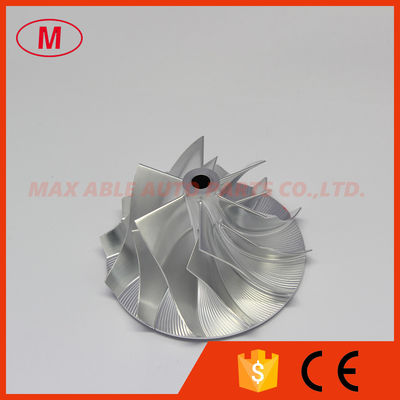 RHF5H 40.40/56.00mm 6+6 blades high performance turbo milling/aluminum 2618/billet compressor wheel for VB7/VB9