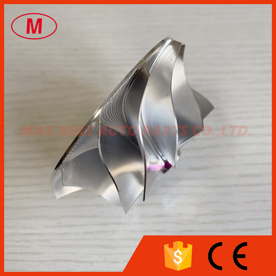 GTX3576 reverse 58.00/76.13mm 11+0 blades high performance turbo Milling/aluminum 2618/billet compressor wheel