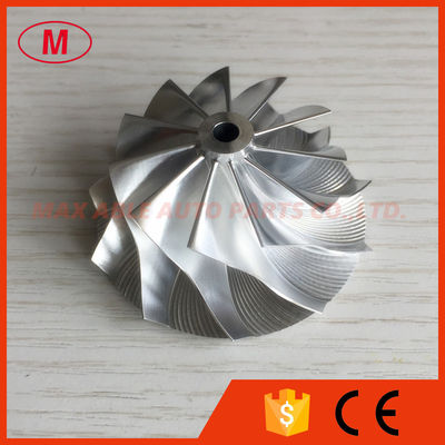 K04 43.03/56.08mm 5306-123-2007 11+0 blades performance milling/billet compressor wheel for 5304-970-0054/0035/0043/0045