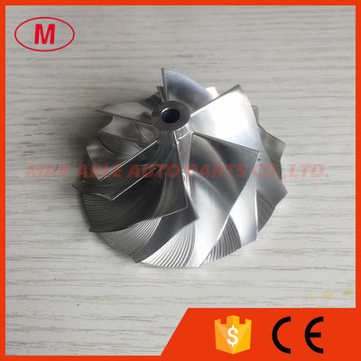 RHF5 reverse 49.50/63.80mm 6+6 blades high performance turbo turbocharger aluminum 2618/milling/billet compressor wheel