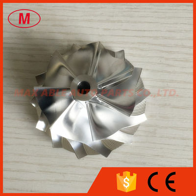 TD05H 20G 52.56/68.01mm 49179-43400 7+7 blades high performance Turbo milling/aluminum 2618/billet compressor wheel