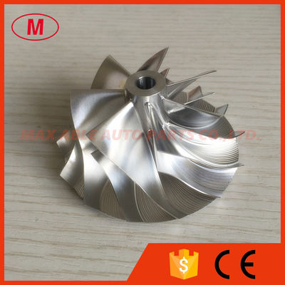 TD05H 20G 52.56/68.01mm 49179-43400 7+7 blades high performance Turbo milling/aluminum 2618/billet compressor wheel