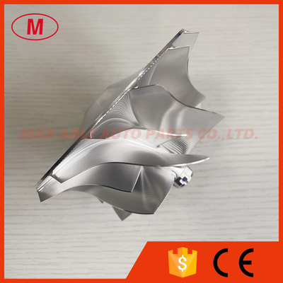 S400 88.80/122.00mm 7+7 blades Point Milling Inverse Curve Performance  turbo Aluminum 2618/billet compressor wheel