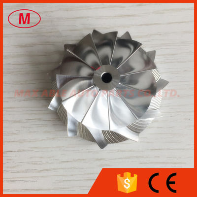 TD03 14T close 39.55/51.00mm 11+0 blades Turbo milling/aluminum 2618/billet compressor wheel
