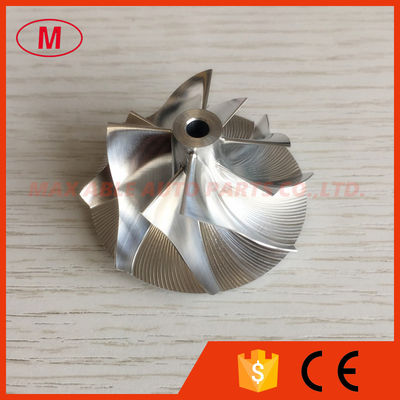 KP39 5443-123-2023 33.50/46.00mm 4+4 blades high performance turbo milling/billet compressor wheel for 5439-970-0065
