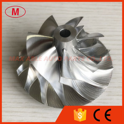K27 5070-123-2022 54.50/77.00mm 7+7 blades Turbo milling/aluminum 2618/billet compressor wheel for 5326-970-6290/6291