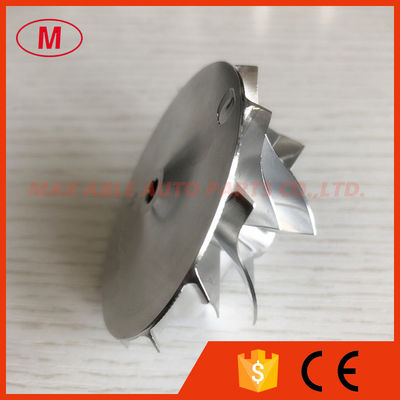 TD04HL 42.00/56.02mm 6+6 blades reverse turbo milling/aluminum 2618/billet compressor wheel for 49477-02003