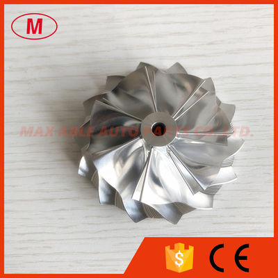 K04 49.62/61.98mm 7+7 blades high performance turbo milling/aluminum 2618/billet compressor wheel