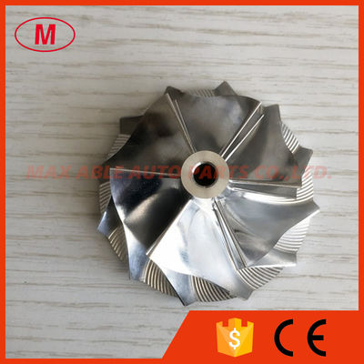 TD04HL 16T 6+6 blades 49189-00016 turbo milling/aluminum 2618/billet compressor wheel for  49189-01330/1350/1450