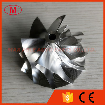 TD05H 20G 52.56/68.01mm 49179-43400 6+6 blades Cutback:-10.0 performance high blade milling//billet compressor wheel