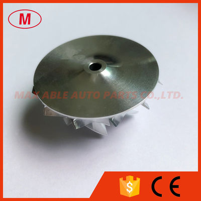 RHFV5 39.22/52.50mm 6+6 blades Turbo milling/aluminum 2618/billet compressor wheel for 06J145702K VW Golf 6 GTI