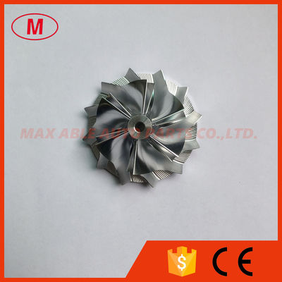 TD03 14T close 39.55/51.00mm 6+6 blades Turbo milling/aluminum 2618/billet compressor wheel